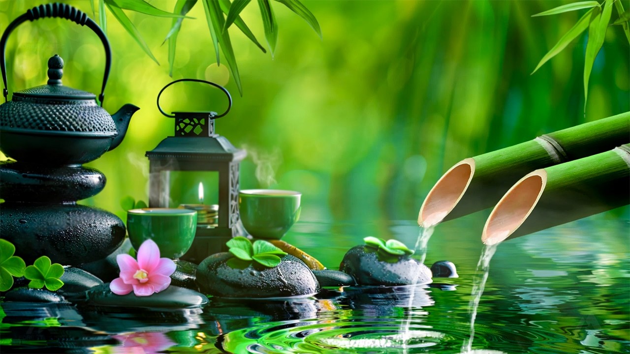 Nhạc Thư Giãn Và Tre Nước • Giúp ổn định tinh thần, phục hồi sức khỏe, giảm stress, thiền, yoga #3