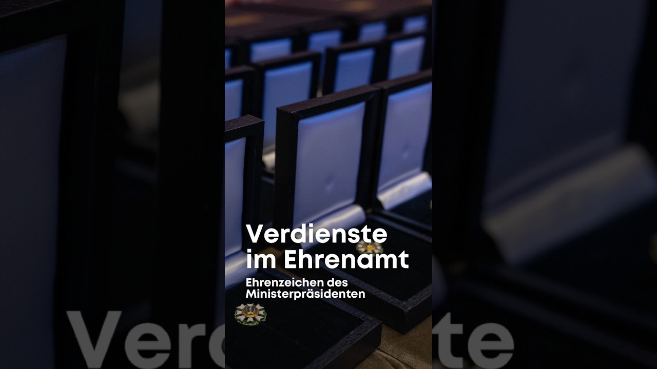Ehrenzeichen des Ministerpr&auml;sidenten f&uuml;r Verdienste im Ehrenamt - Bayern