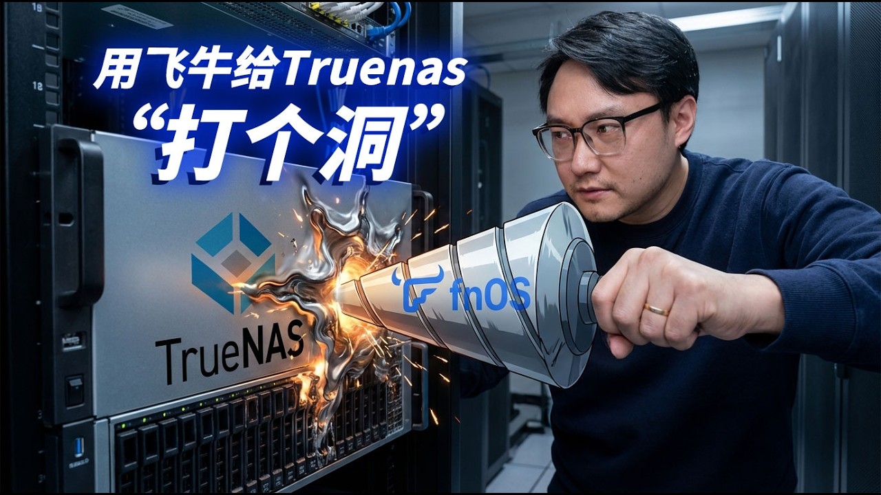 不敢把全部身家交给公测系统？教你用TrueNAS给飞牛OS做个“企业级保底”