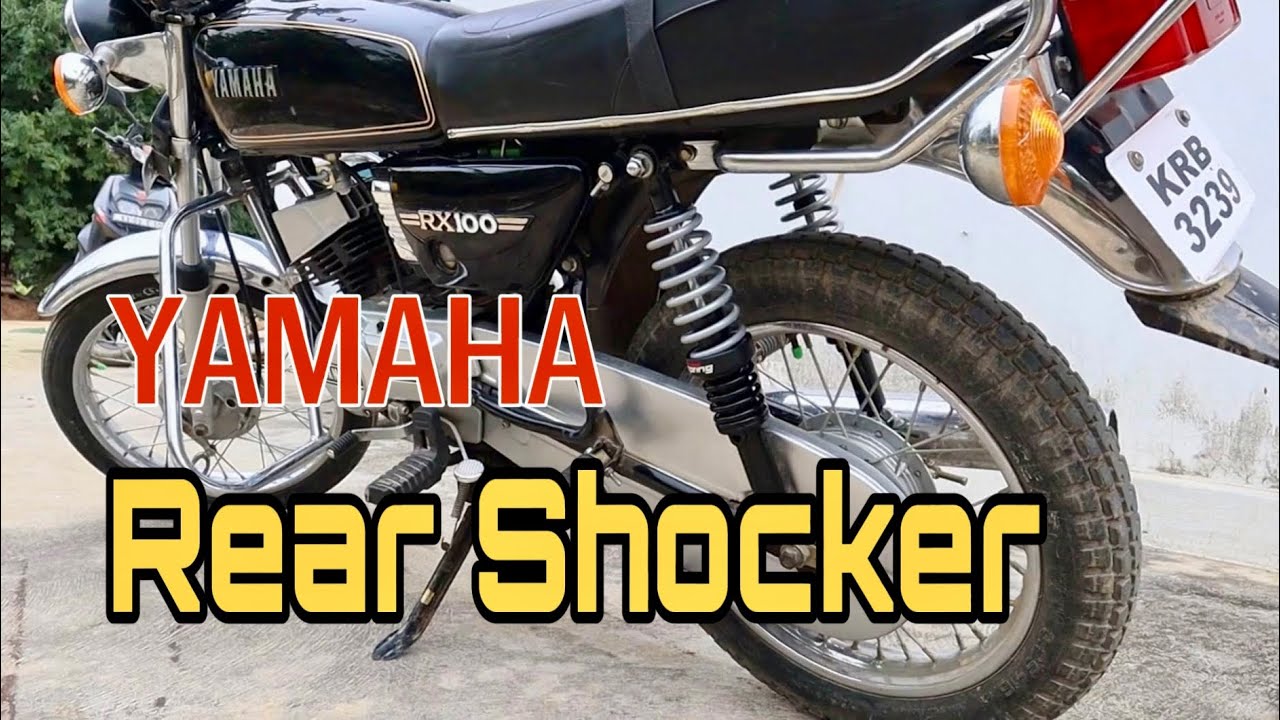 Yamaha RX 100 Rear Shocker Upgrade.
