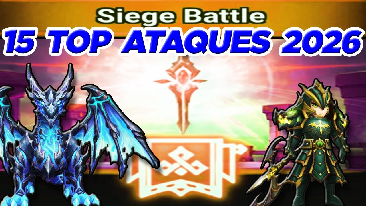 15 TOP ATAQUES DE 2026 no Summoners War |By: Clã Destino