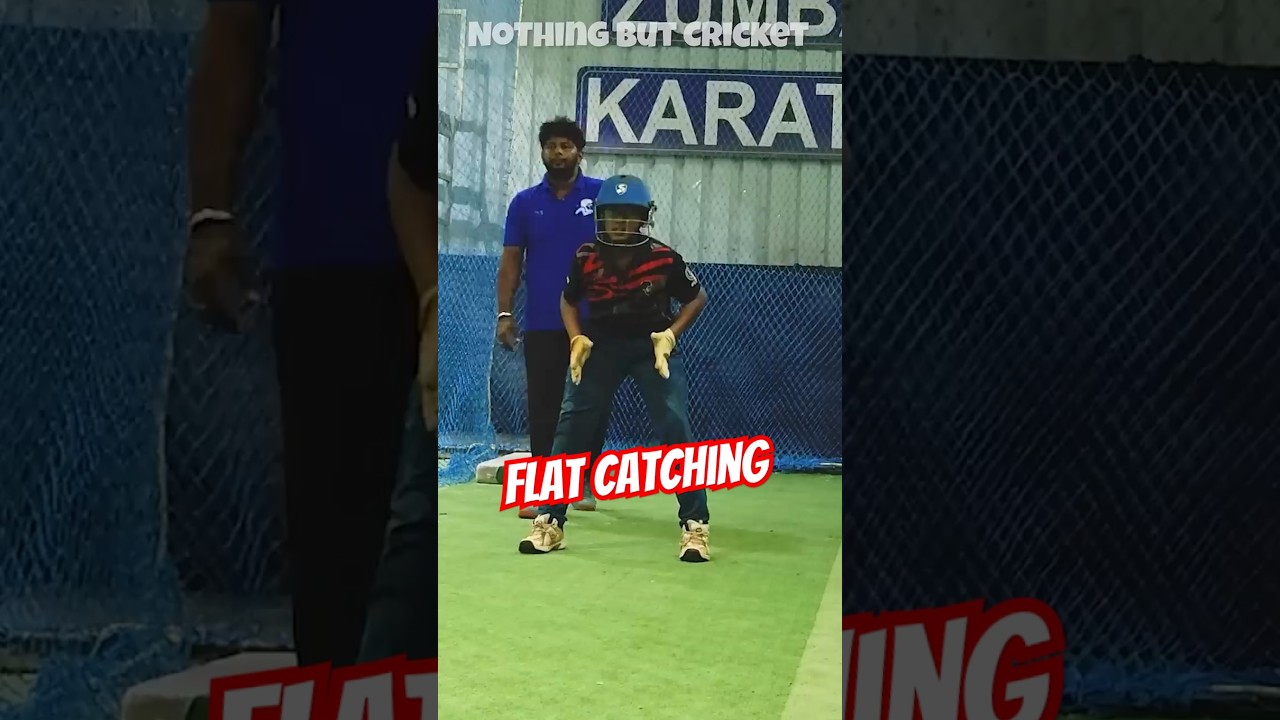 🧒🏼Flat Catching Tips for beginners in cricket | Nothing But Cricket Training #crickettips #cricket