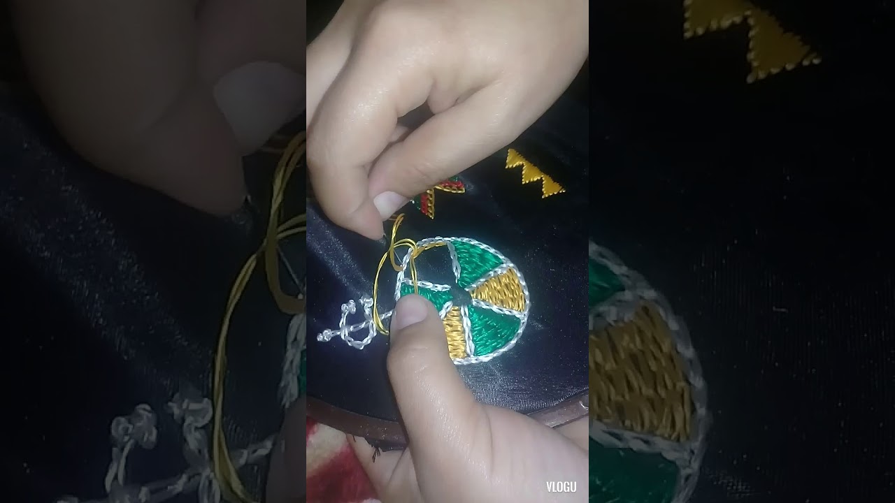 Broderie manuelle kabyle afzim