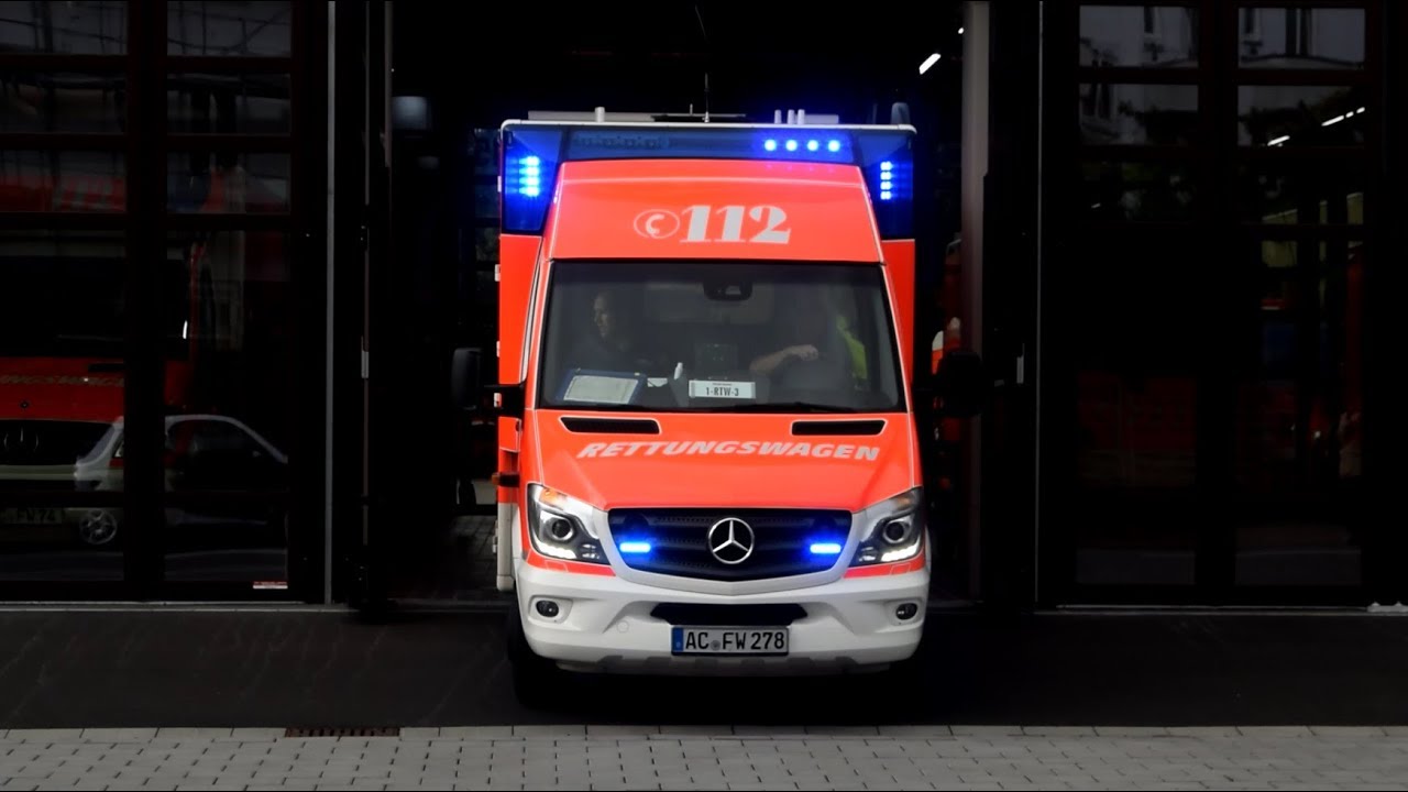 [21 minuten Aachener Blaulicht!] Zusammenschnitt Einsatzfahrten Feuerwehr Aachen!