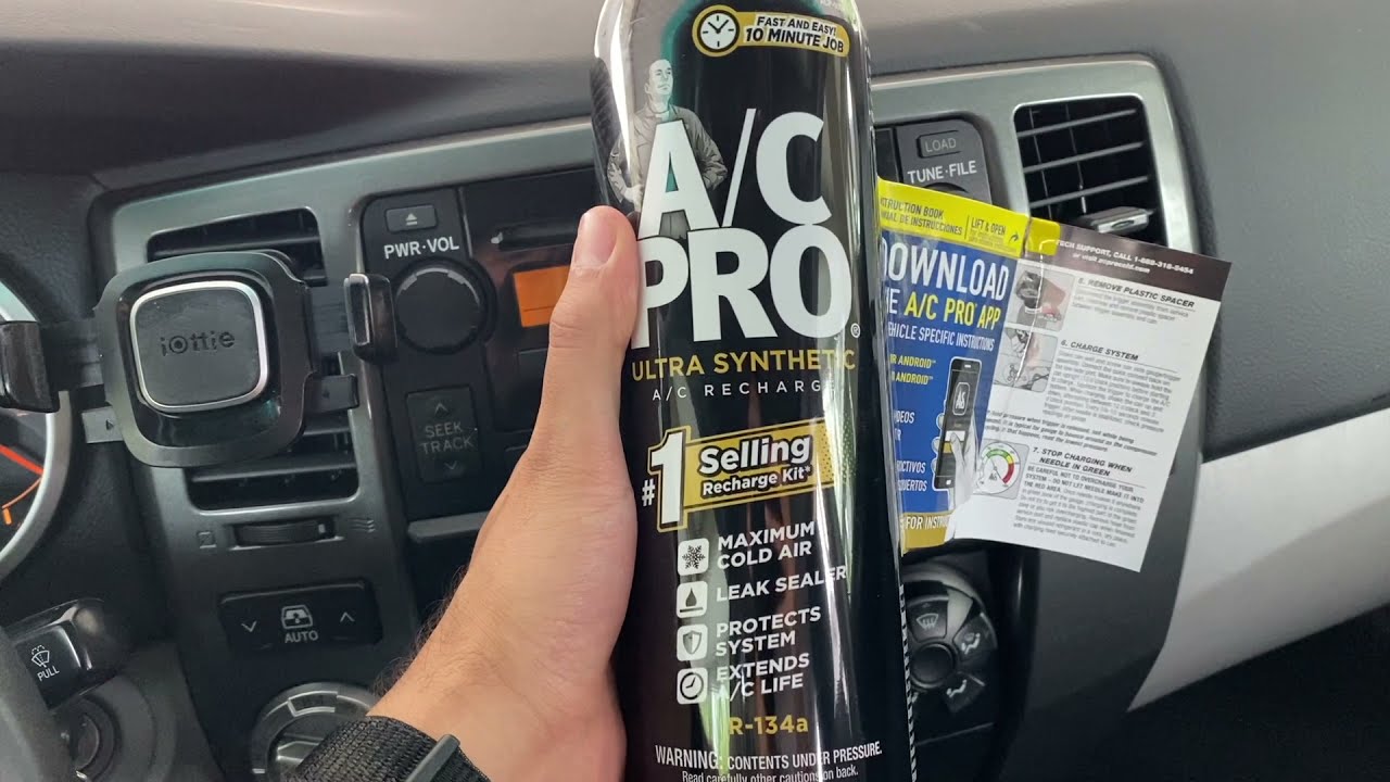 HOW TO - 5 minute A/C Recharge on 2007 Toyota 4Runner