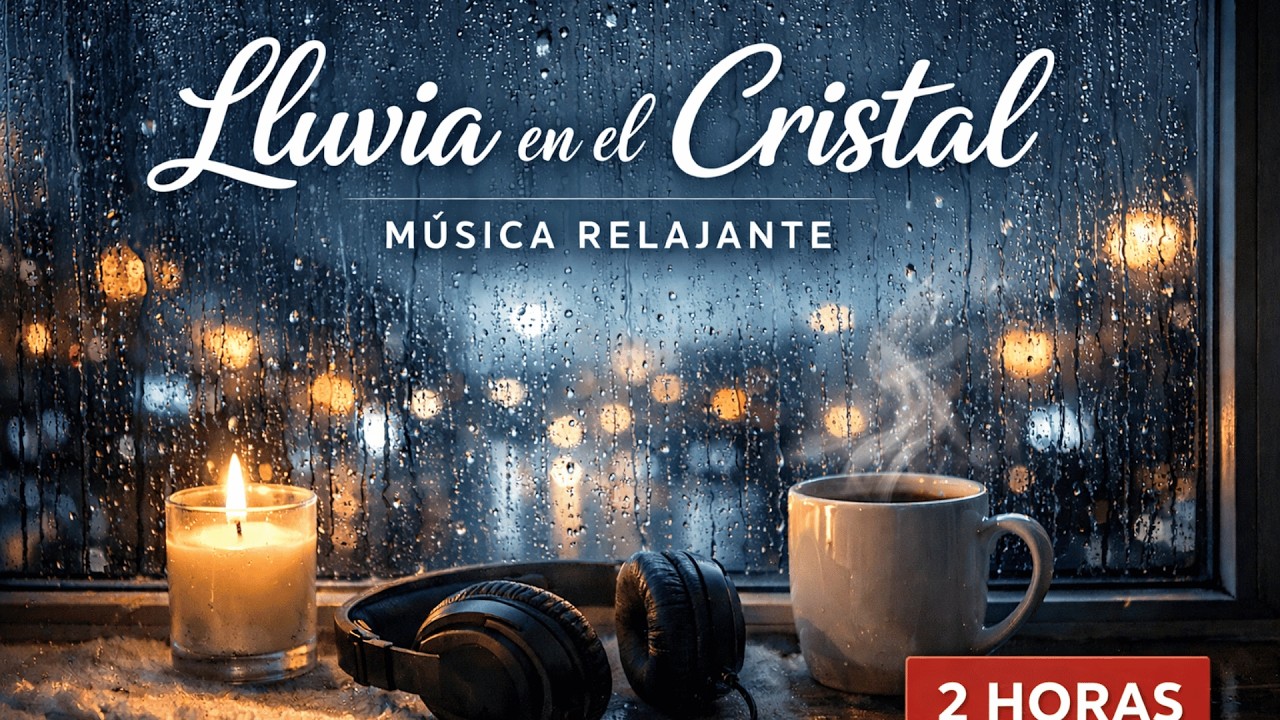 🌧️ Lluvia en el Cristal – 2 Horas de Música Relajante para Dormir y Estudiar