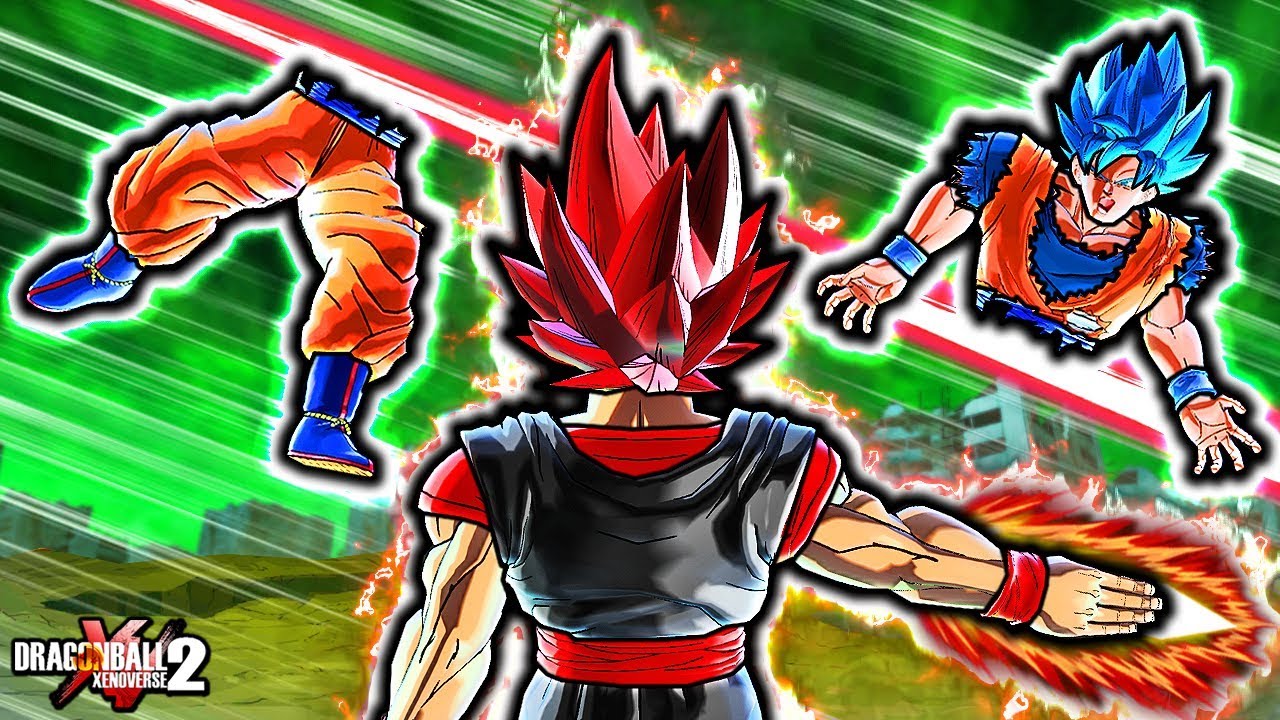 How STRONG is this *NEW* Evil Goku? Dragon Ball Xenoverse 2 Evil Goku Vs Goku Custom Skills & Forms