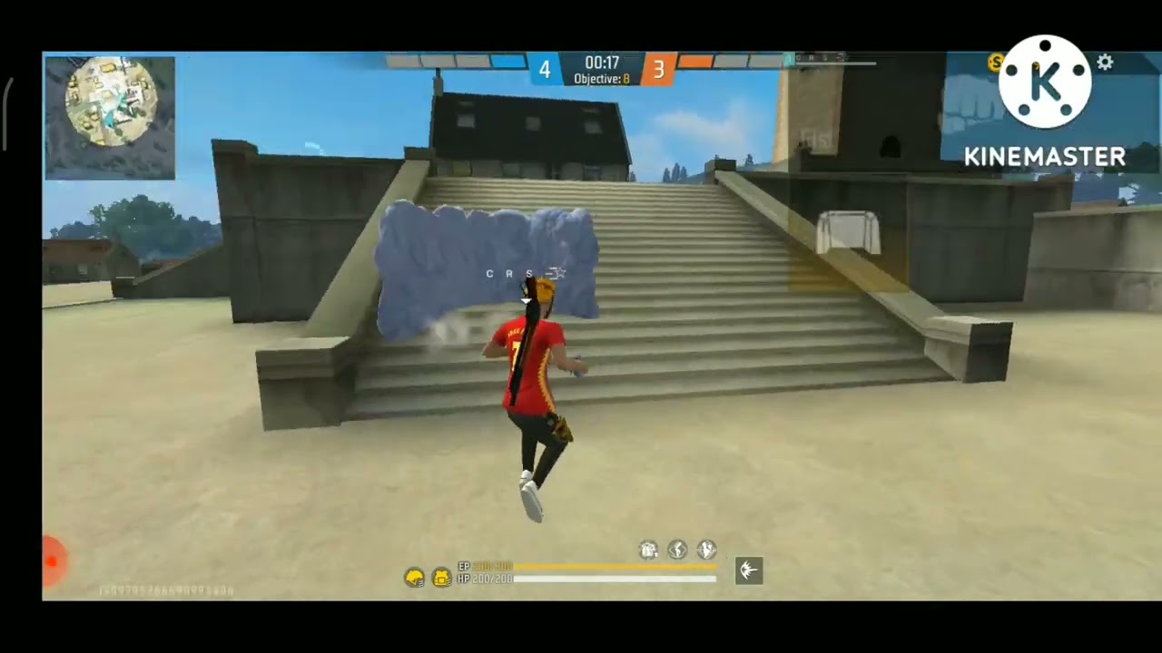 CRS vs Lapun /1 vs 1 in free fire class squad match full gameplay ff in genos ff