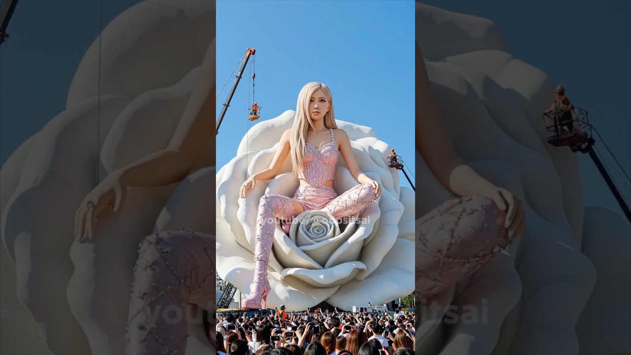 BLACKPINK Rosé’s 300ft Rose Throne Statue Shocks Seoul!