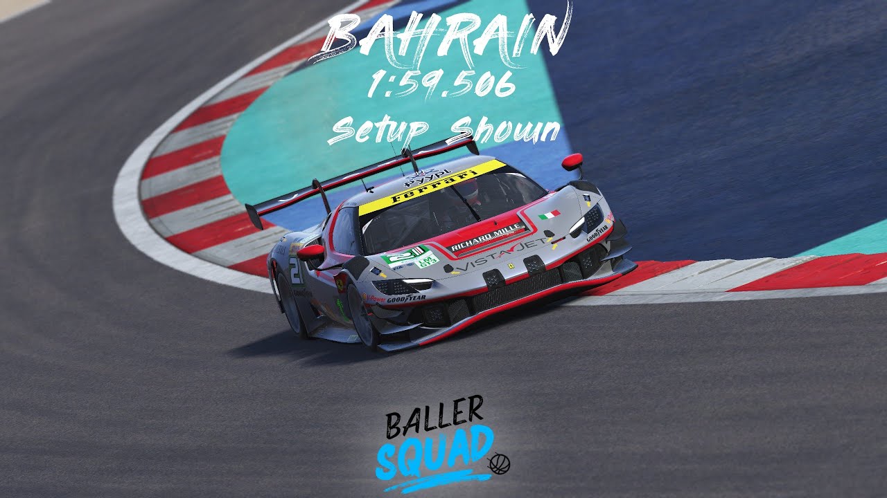 Chase Jones┃Ferrari 296 LMGT3┃Bahrain┃1:59.506┃+ Setup┃Le Mans Ultimate┃V1.2.2