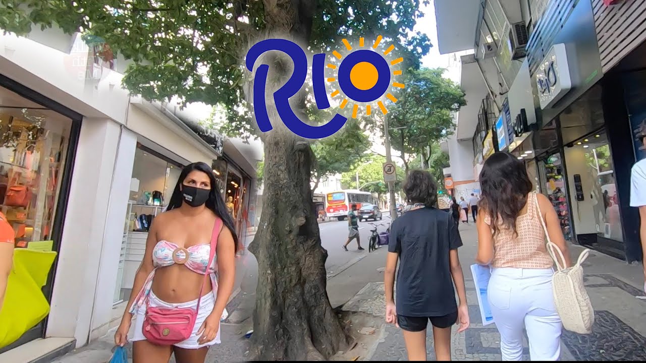 Walking Avenida Nossa Senhora de Copacabana - Rio de Janeiro Brazil