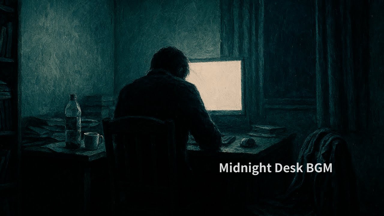 【Deep Focus Ambient】The Procrastination：Late Start ｜ 【後悔】夜中に始める自責。焦燥と沈黙が交差する、重厚な弦楽アンビエント [Vol.45]