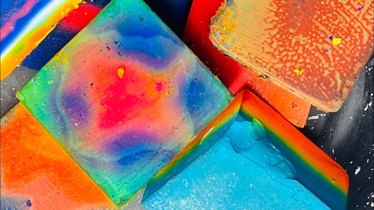 Shift Changers dyed fresh blocks of gym chalk