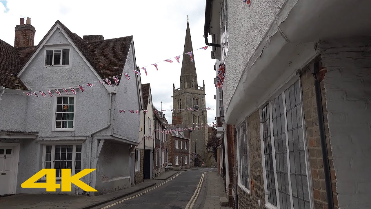 Abingdon Walk: Town Centre | Abingdon-on-Thames【4K】