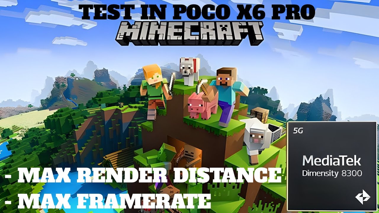 TEST MINECRAFT IN POCO X6 PRO