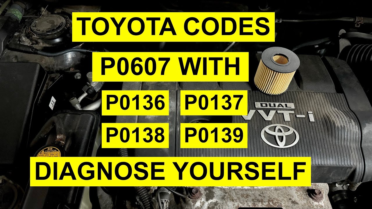 Коды ошибок Toyota P0607 и P0138 — как провести диагностику самостоятельно