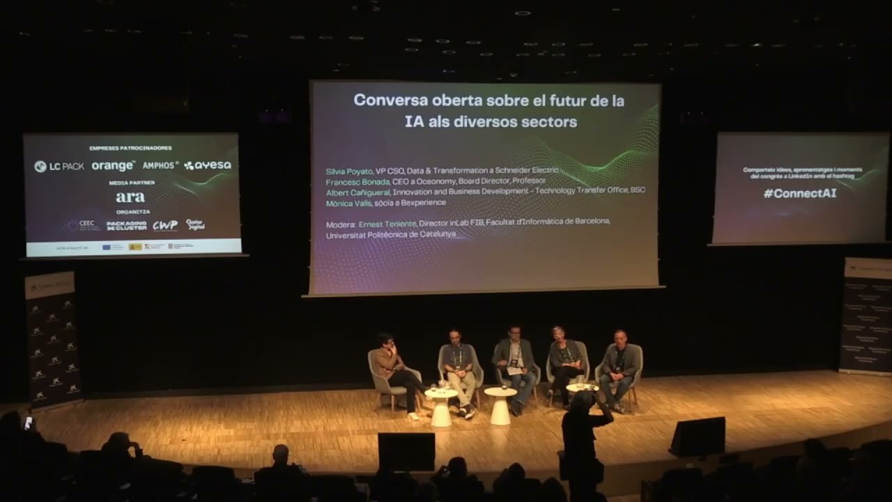 ConnectAI Industry Congress 2026: Taula rodona amb Schneider, Eurecat, BSC, Bexperience i la UPC.