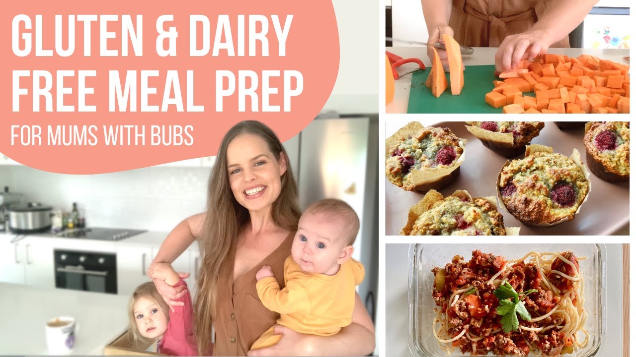 Easy Gluten and Dairy Free Recipes | Healthy postpartum meal prep