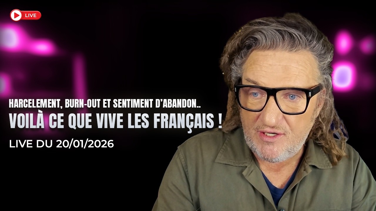 OLIVIER DELACROIX REDIFF : Harcèlement, burn-out et sentiment d'abandon...