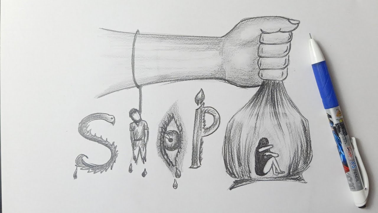 Justice for Manisha | No Mercy To Rapists | Drawing