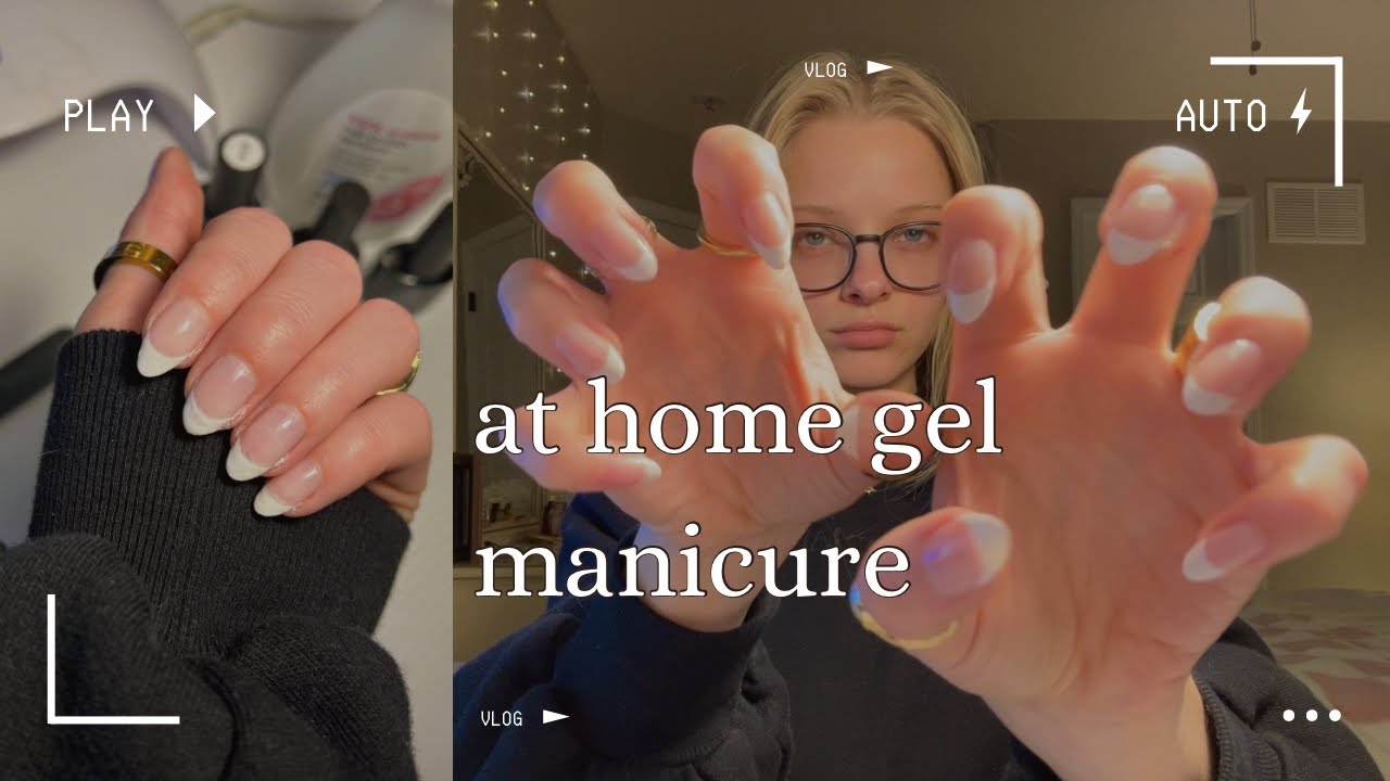 how i do my french tip nails at home