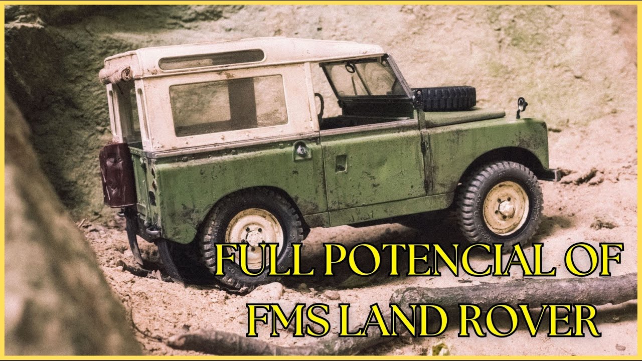 RC FMS LAND ROVER SERIES II MODIFIED TO PERFECTION