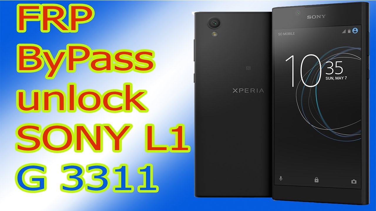 ByPass SONY G3311 FRP unlock android nogat 7.0.0