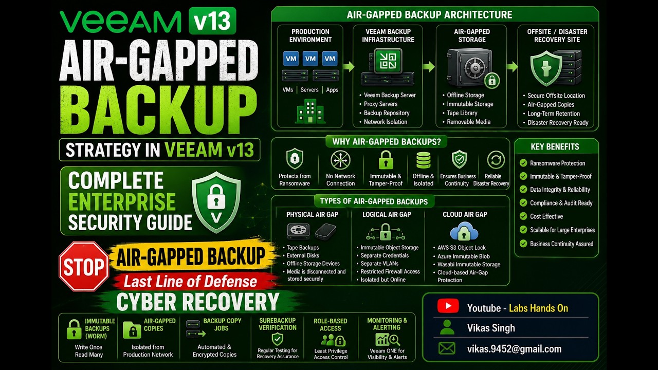 Стратегия резервного копирования с изолированной сетью в Veeam v13 | Полное руководство по корпор...