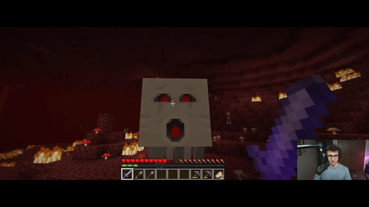 Minecraft Episode 32: Three Camping Ghasts