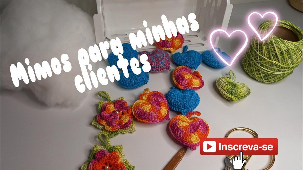 Mimos para as clientes / ❤video aula do chaveiro do coração ❤