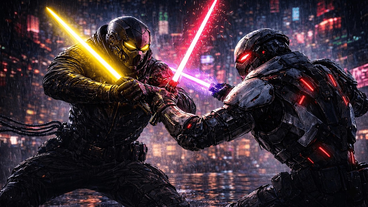 CYØNAID MIX III - Dark Cyberpunk Synthwave 🌑 | Neon Rain City | Deep Bass Night Mix