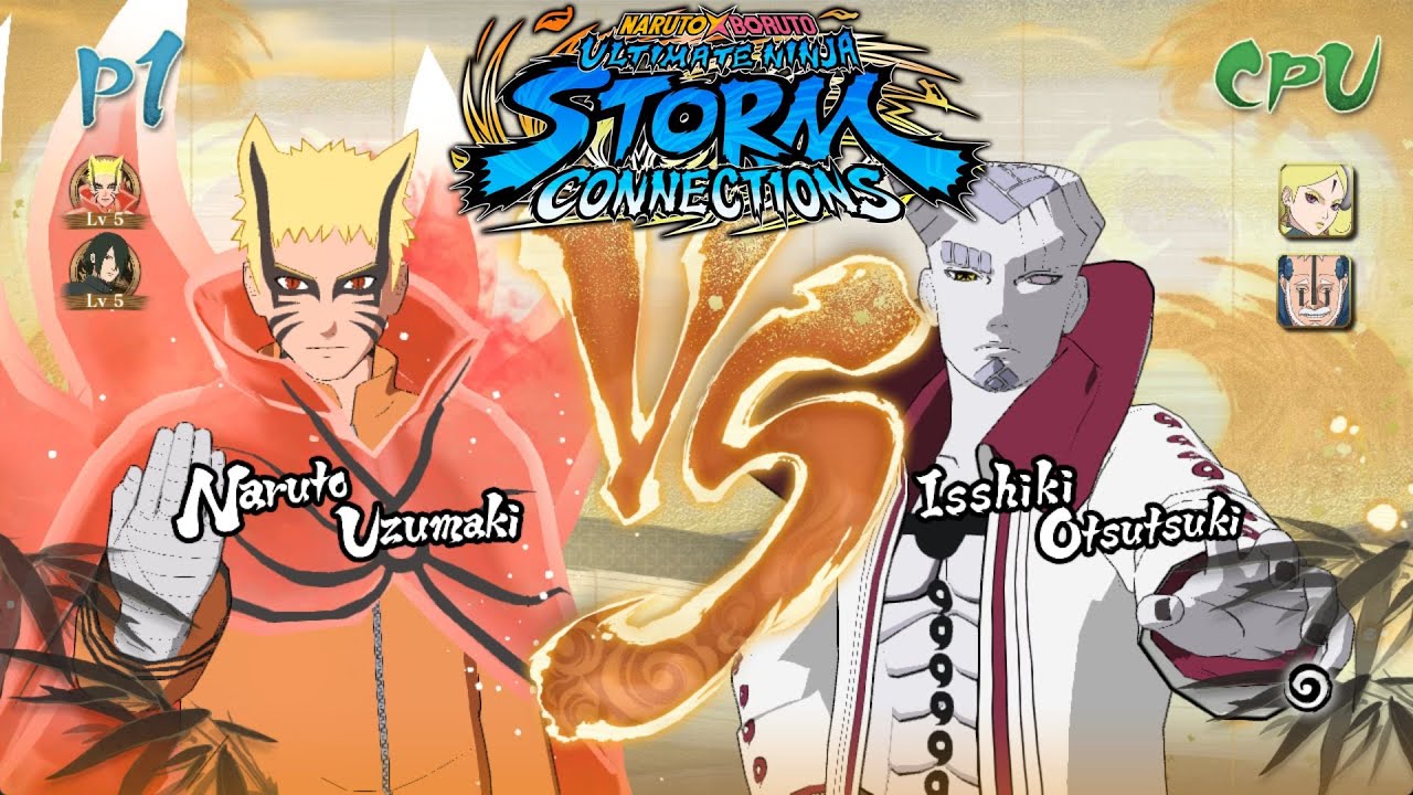 [Naruto Storm Connections] Naruto(Baryon Mode) Tag Team vs Isshiki Tag Team