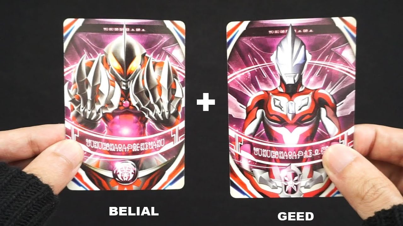Ultraman Geed + Belial (test) Ultra Replica Orb Ring
