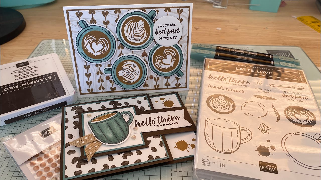 Live Crafting with the A Little Latte Suite Collection