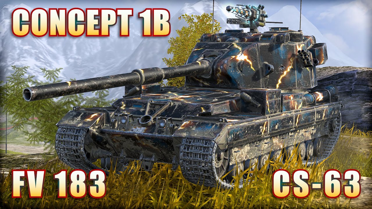 FV215B 183 ● CONCEPT 1B ● CS-63 | World of Tanks Blitz Replays