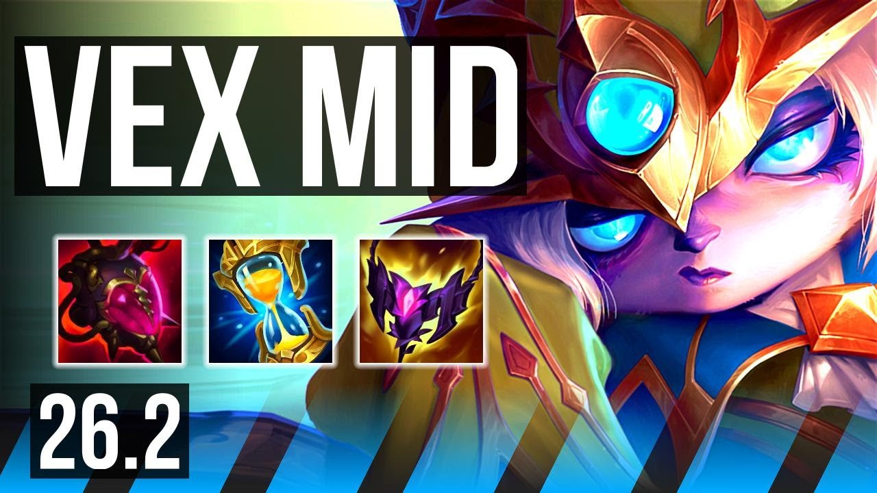 VEX vs LUX (MID) | 5k gold comeback | NA Master | 26.2
