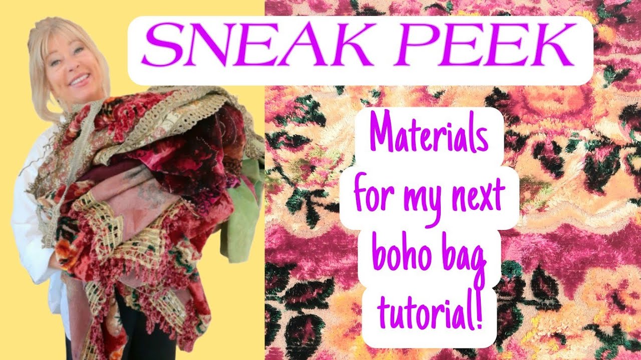 Sneak Peek! Gathering Materials For Another Boho Bag / Purse Tutorial