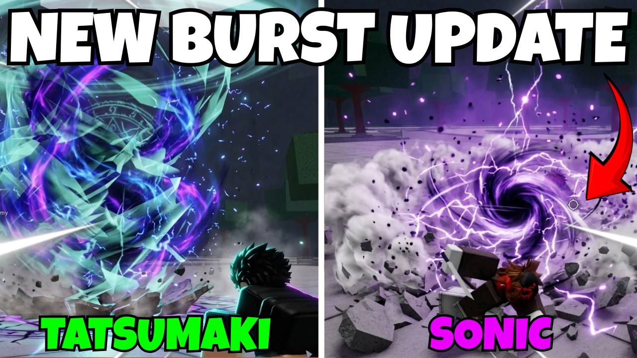 The Strongest Battlegrounds ITS FINALLY HERE + NEW BURST UPDATE & ALL CHARACTERS BURST MOVE SHOWCASE