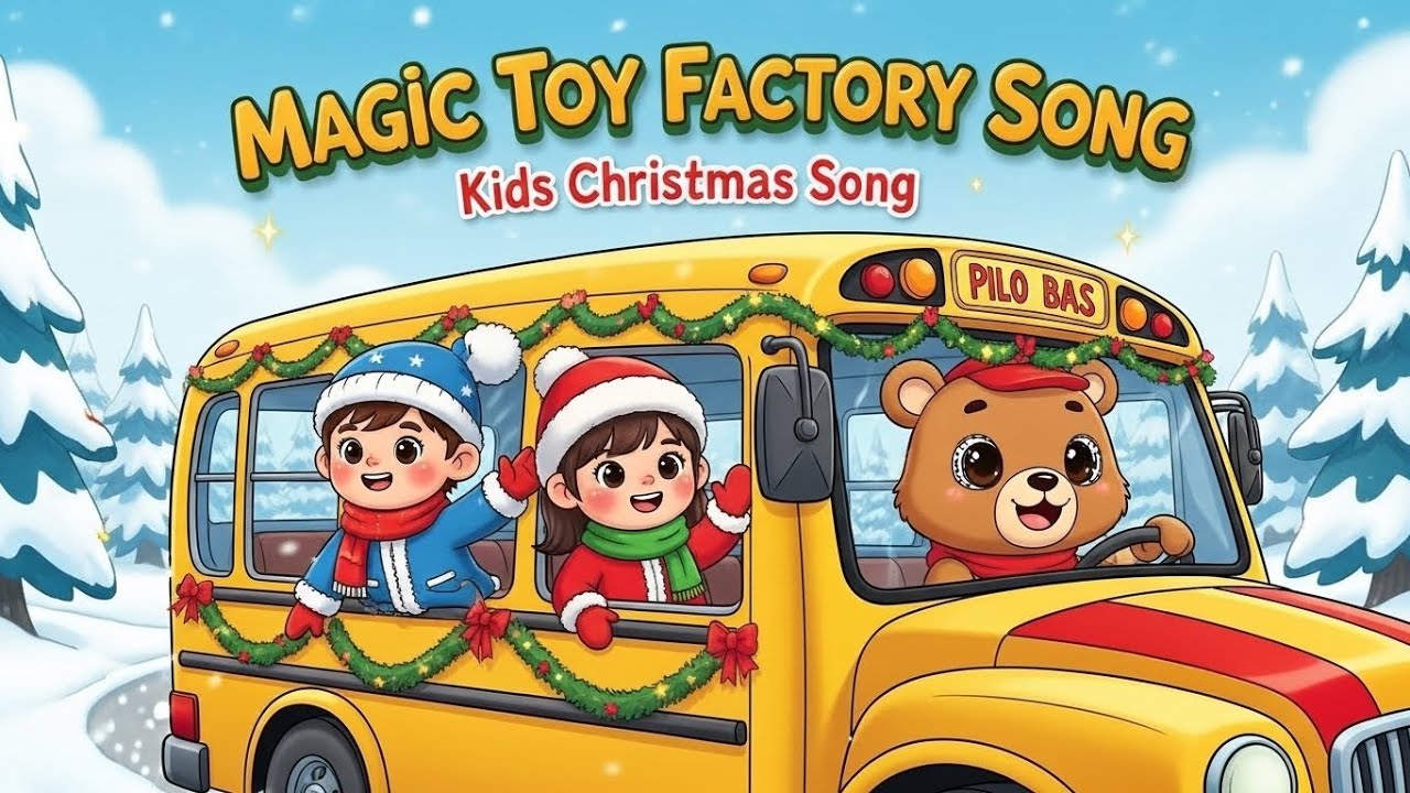 🎵 Magic Toy Factory Song | A Fun Kids Music Adventure | Happy Christmas Kids Song