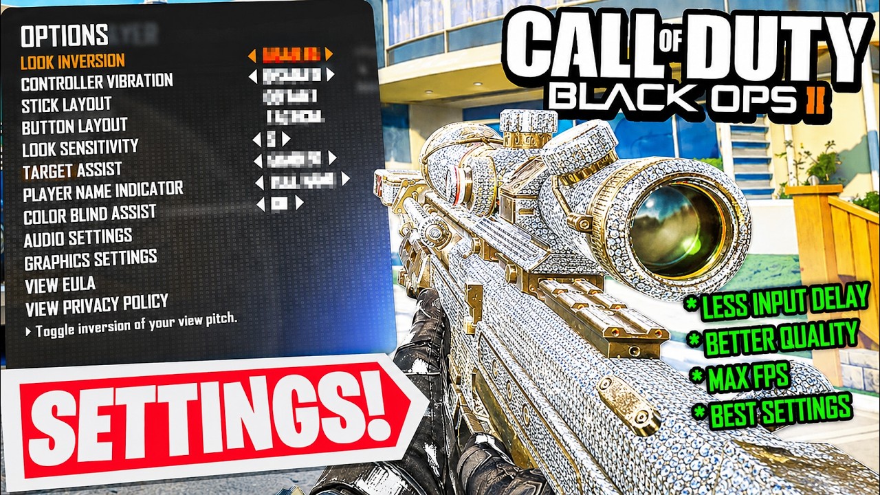 How to Reduce Input Delay on Black Ops 2 PS5! (Best Settings)