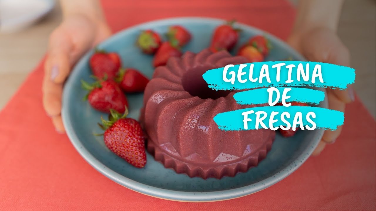 Gelatina de fresas | VEGANA