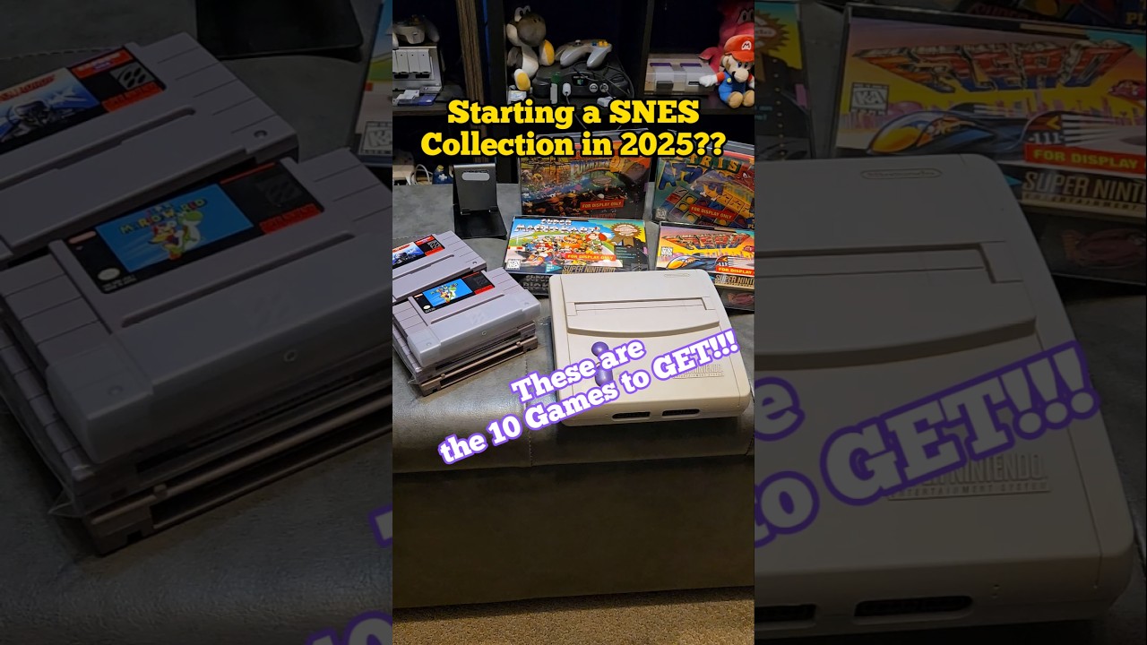 Starting a Snes Collection in 2025?  Buy These 10 Games!!! #snes #supernintendo #retrogaming
