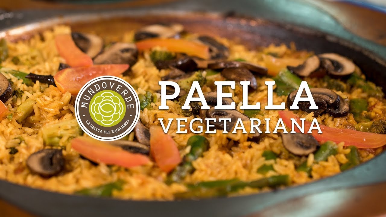 Paella Vegetariana - [Recetas Mundo Verde]