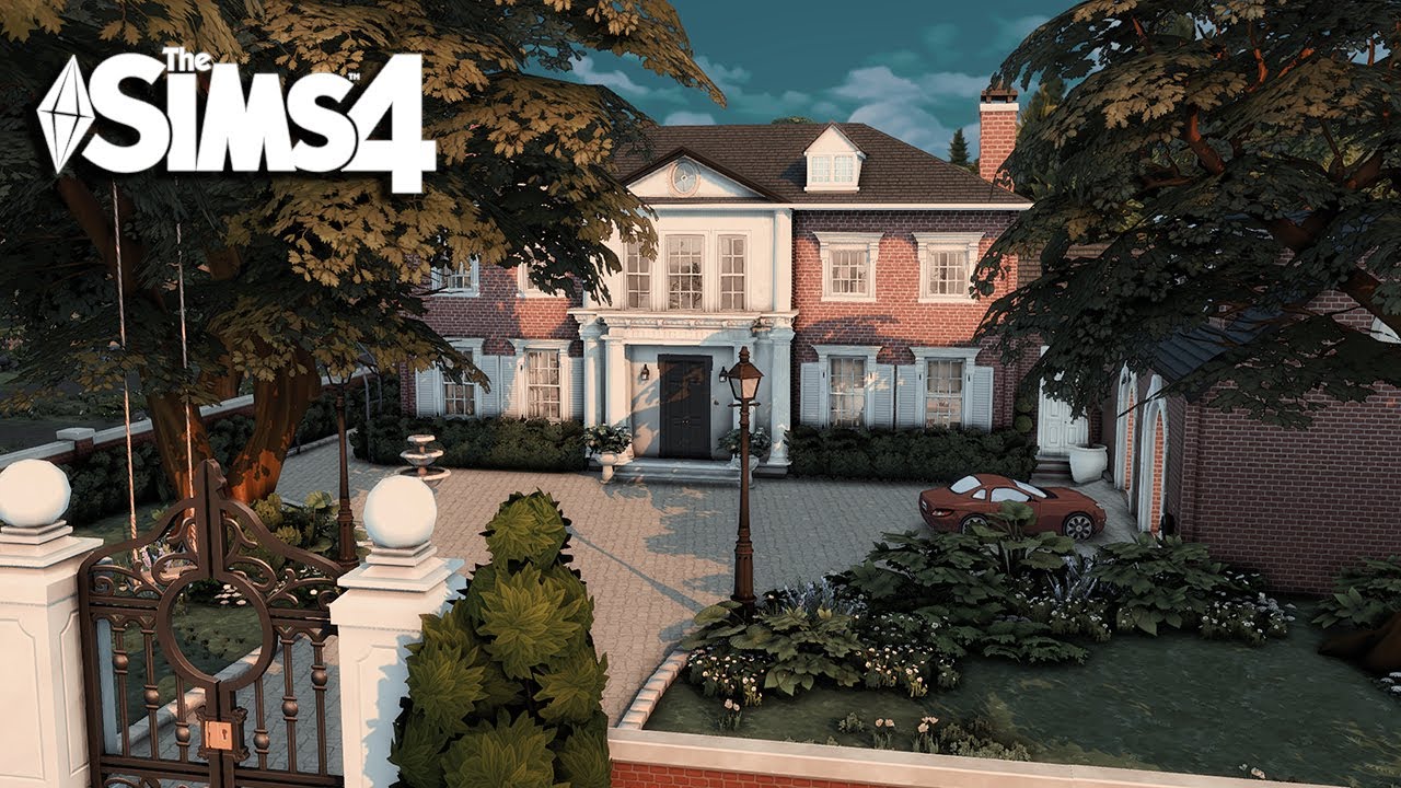 ДОМ В ГРУЗИНСКОМ СТИЛЕ II для The Sims 4 Быстрая сборка