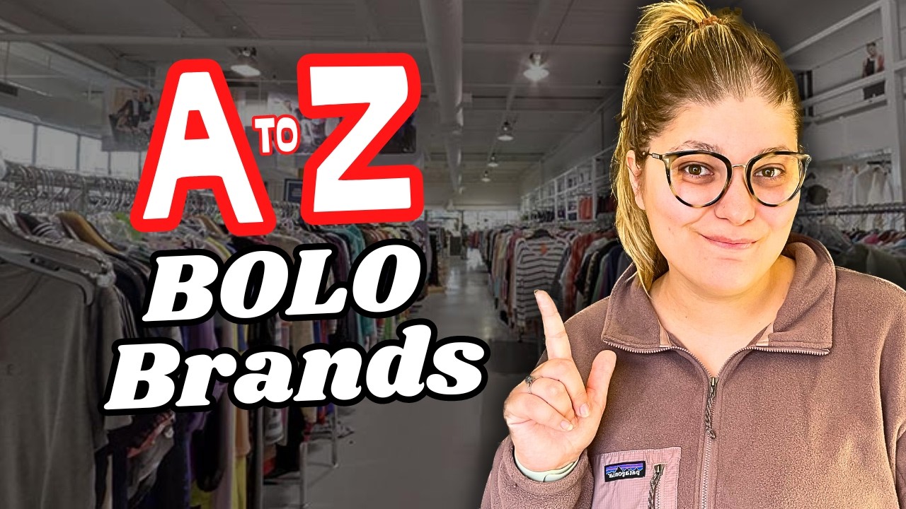 A-Z BEST BRANDS TO THRIFT & RESELL Online in 2026! Selling on eBay & Poshmark!