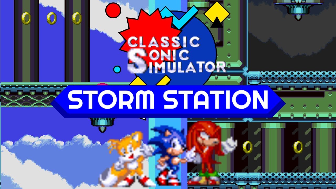 Classic Sonic Simulator V13: Storm Station Act 1