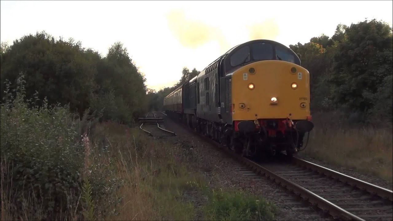37703 performing at the Bo'ness and Kinneil Railway. 06/09/14.