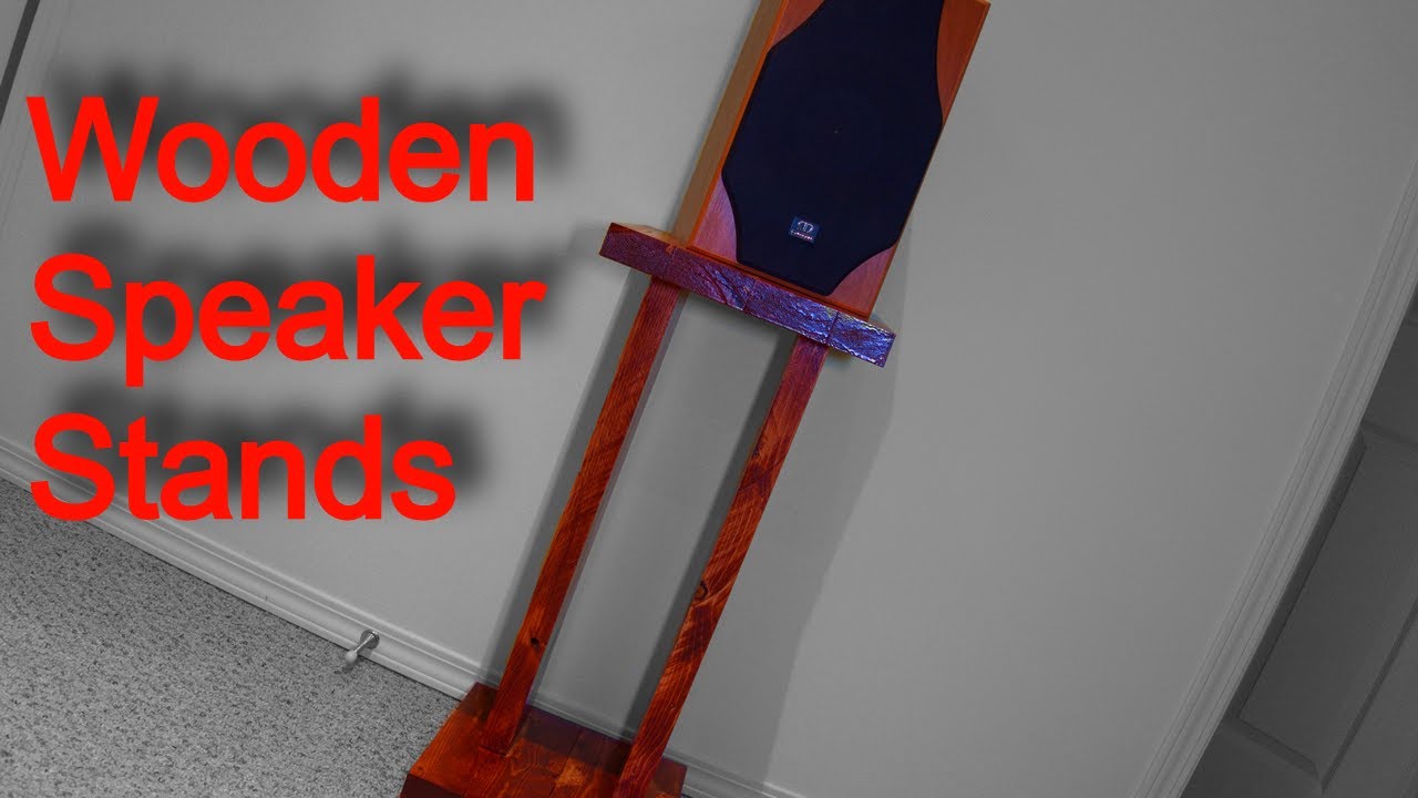 How To Make Wooden Home Theater Speaker Stands