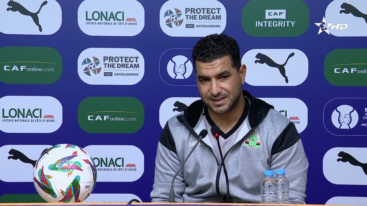🎙️ | اللقاء الإعلامي ل #محمد_أمين_عليوة مدرب سيدات #الجيش_الملكي بعد التأهل إلى النهائي