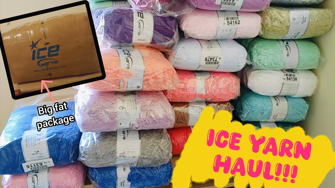Ice Yarn Haul!! Mostly Chenille for Plushies, plus some more 🧶